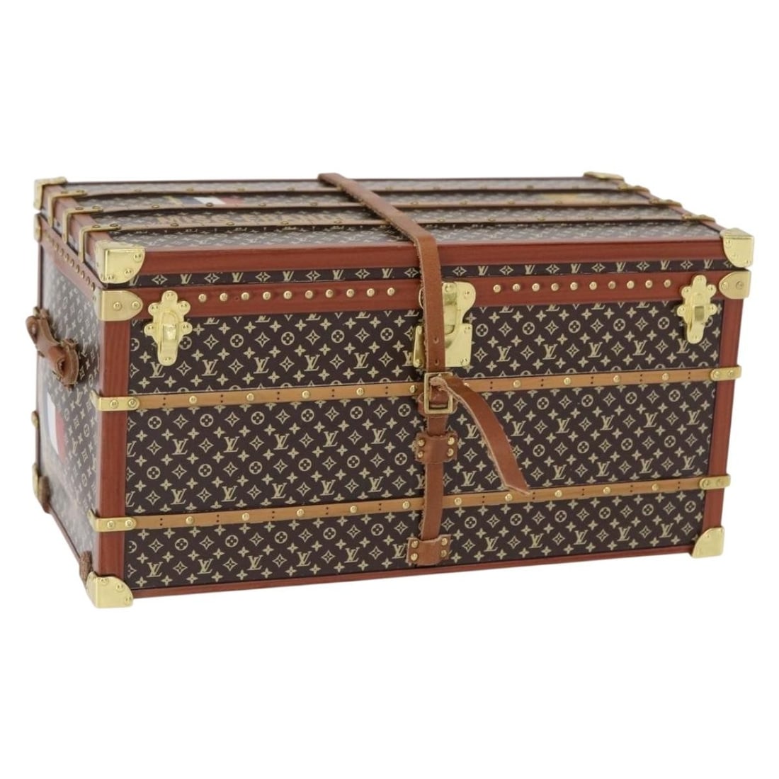 LOUIS VUITTON Miss France Paper Weight M99408 Brown Metal Auth (1 of 15)