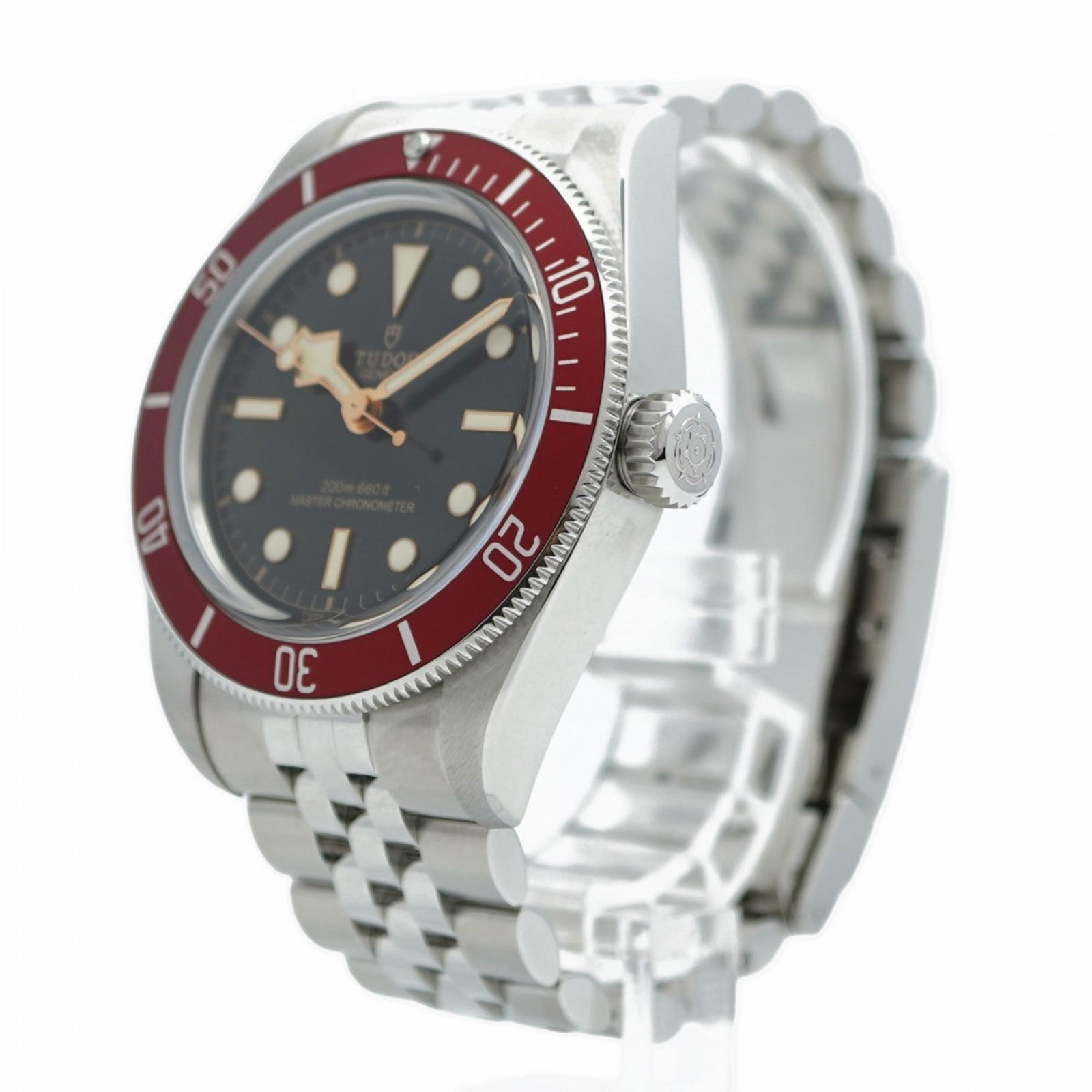 Steel men's watch Black Bay model with black dial by Tudor (1 of 1)