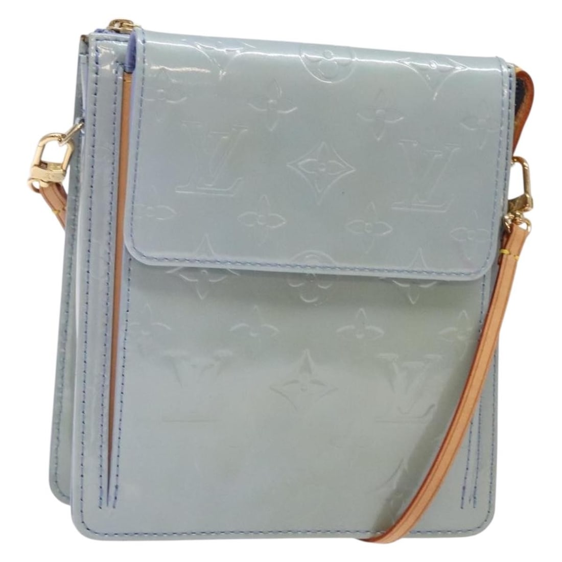 LOUIS VUITTON Monogram Vernis Motto Pouch Lavande M91224 Auth: LOUIS VUITTON Monogram Vernis Motto Pouch Lavande M91224 Auth Introducing the exquisite LOUIS VUITTON Monogram Vernis Motto Pouch in a stunning Lavande hue. This stylish pouch is expertly crafted in F