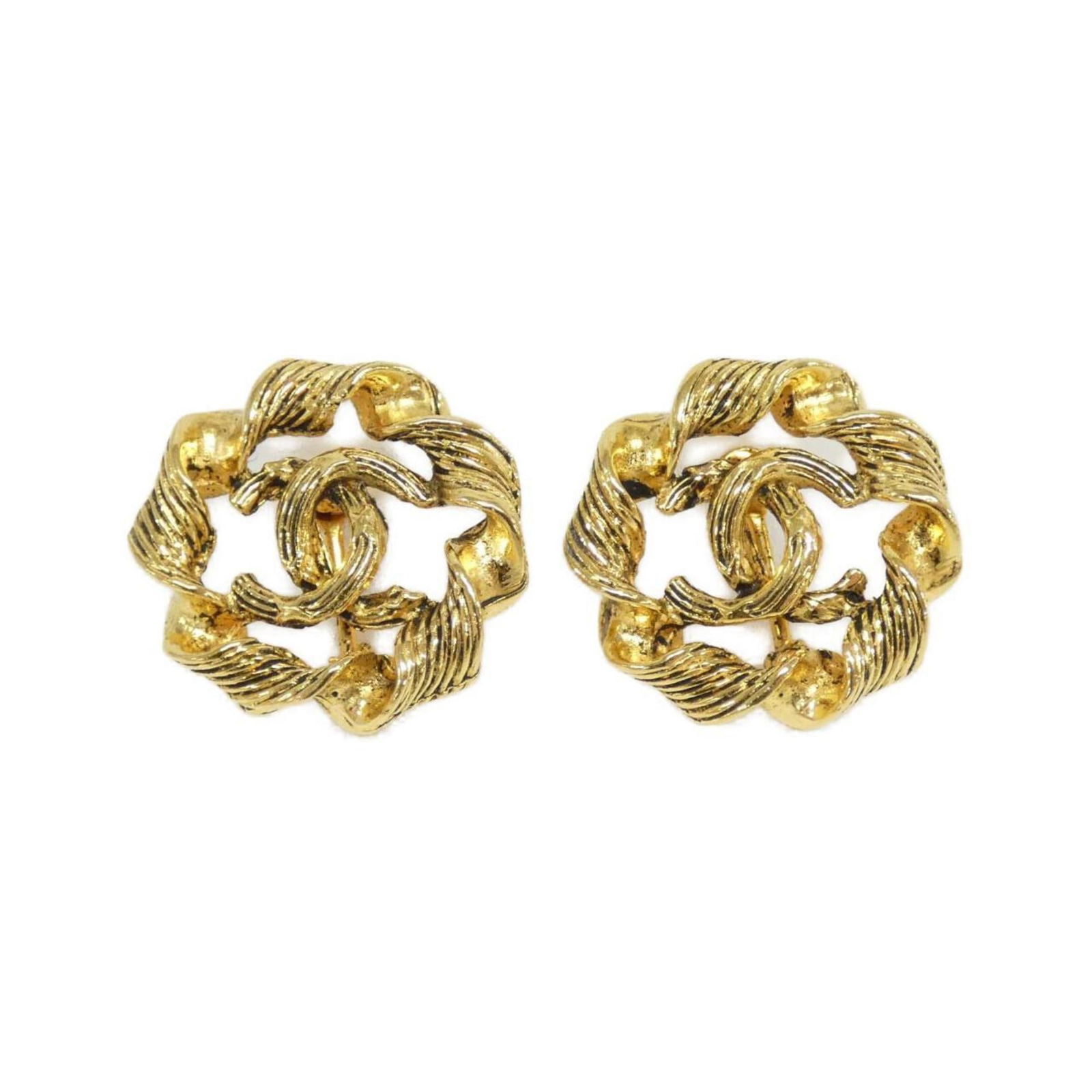 Gold Plated Chanel Coco Mark Brooch 22mm Square Design: Gold Plated Chanel Coco Mark Brooch 22mm Square Design This Chanel Coco Mark accessory features a gold-plated finish with a classic gold tone. Designed for women, it is crafted in France and measures