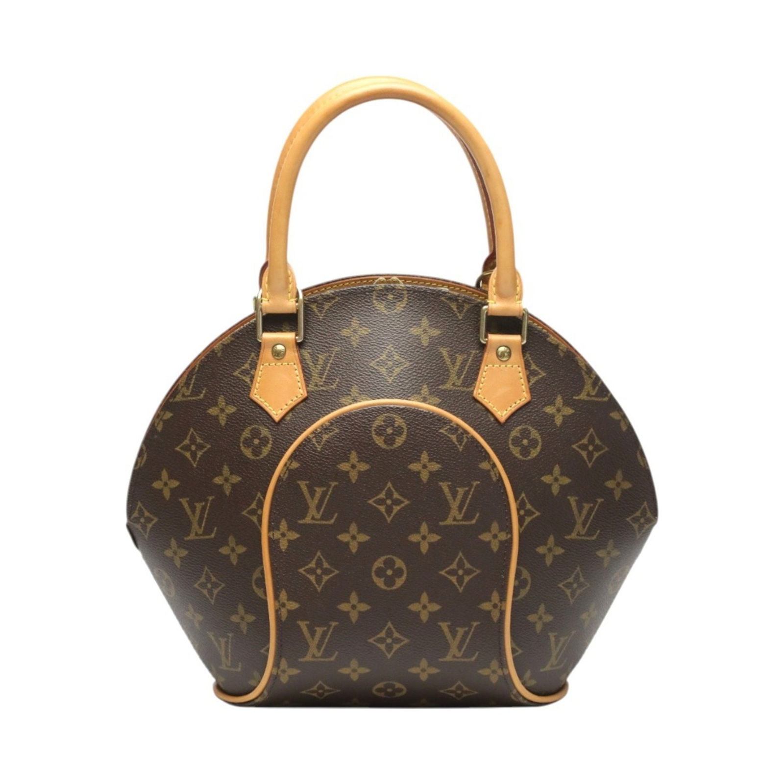 Louis Vuitton Ellipse Brown Canvas Handbag France 25cm (1 of 11)
