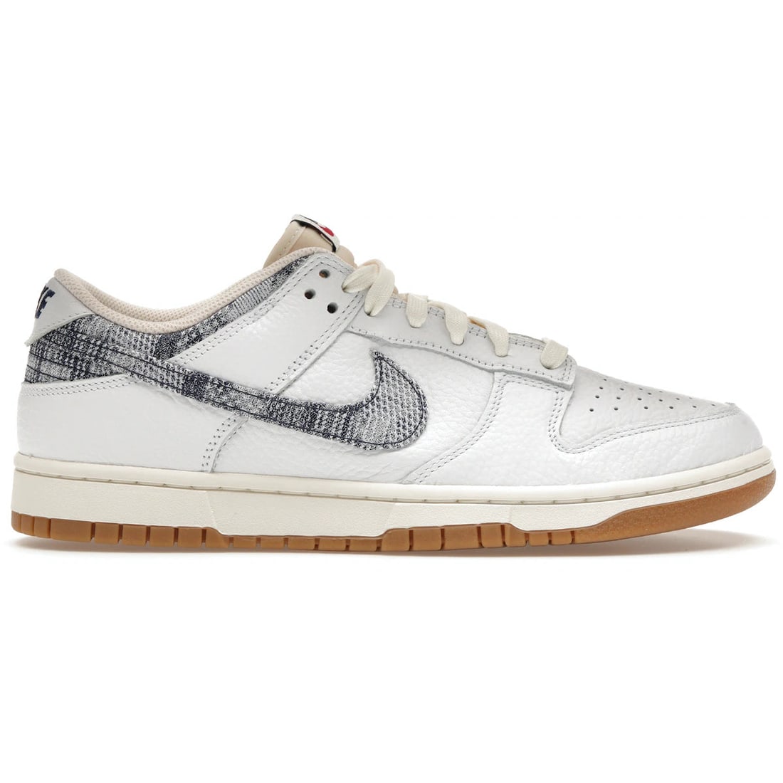 Nike Dunk Low Washed Denim New Americana Sneakers: Nike Dunk Low Washed Denim New Americana Sneakers The Nike Dunk Low New Americana Washed Denim features an authentic design and comes in pristine, un-used and unworn condition. Available in size 12 Me