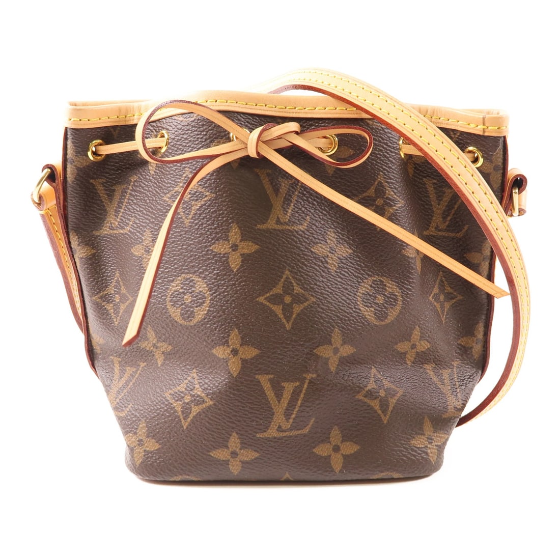 Louis Vuitton Nano Noe Shoulder Crossbody Bag M41346 Monogram Brown: Louis Vuitton Nano Noe Shoulder Crossbody Bag M41346 Monogram Brown This stylish Louis Vuitton Nano Noe Shoulder Crossbody Bag expertly combines functionality with luxury. Made from durable PVC coated