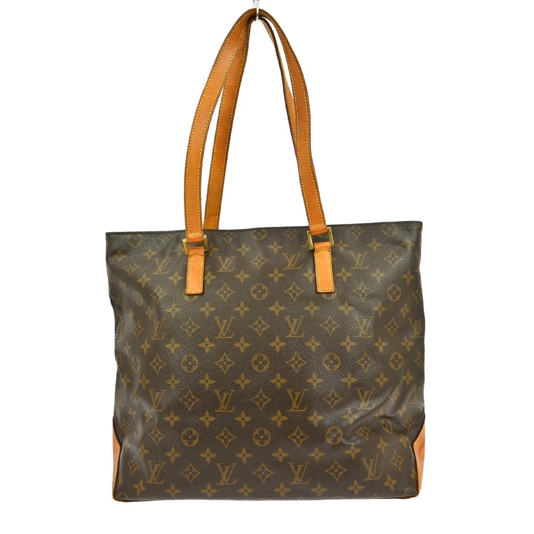 Louis Vuitton Cabas Mezzo Monogram Canvas Large Brown Tote Bag M51151: Louis Vuitton Cabas Mezzo Monogram Canvas Large Brown Tote Bag M51151 This exquisite Louis Vuitton Monogram Cabas Mezzo Tote Handbag is a perfect blend of style and practicality. Crafted from durable