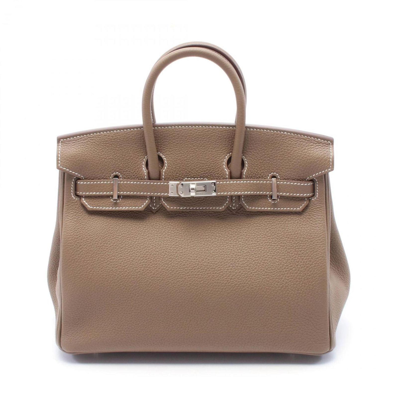 Brown Leather Birkin 25 Handbag by Hermes France (1 of 1)