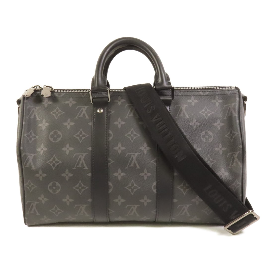 Louis Vuitton Keepall Bandouliere 35 Monogram Eclipse Shoulder and Hand Bag (1 of 13)