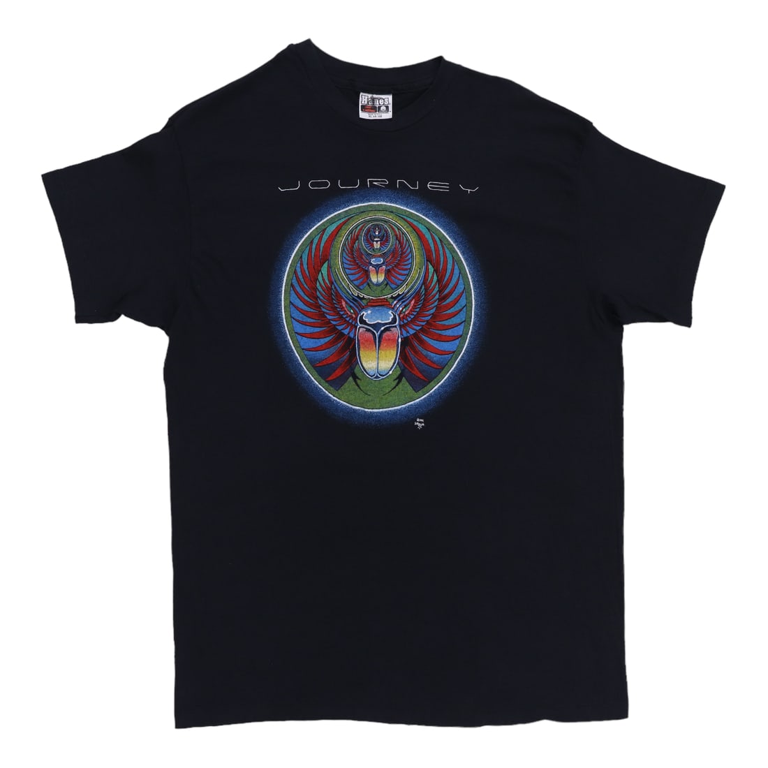 Vintage 1981 Journey Escape Tour Graphic T Shirt: Vintage 1981 Journey Escape Tour Graphic T Shirt This is an original vintage 1981 Journey Escape shirt featuring graphics on both the front and back. It is not a modern reproduction. The shirt is in e