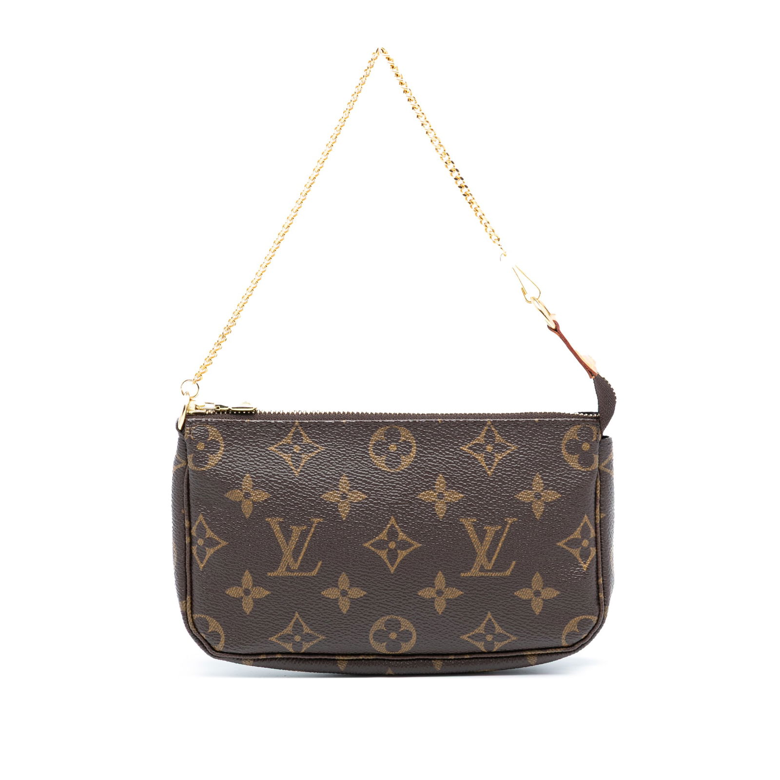 Louis Vuitton Mini Monogram Canvas Pouch with Chain Handle (1 of 7)