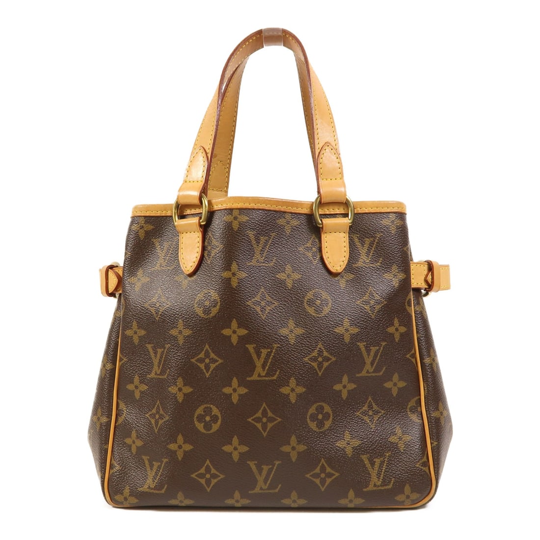 Louis Vuitton Batignolle Monogram Brown Tote Bag with Gold Hardware M51156: Louis Vuitton Batignolle Monogram Brown Tote Bag with Gold Hardware M51156 This Louis Vuitton Batignolle tote bag features the iconic Monogram motif in brown PVC coated canvas. The bag includes gold t