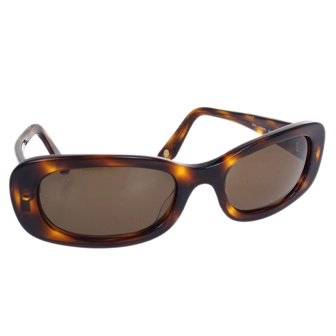 CC Logos Brown Acrylic Sunglasses by Chanel Model 51#19 (1 of 7)