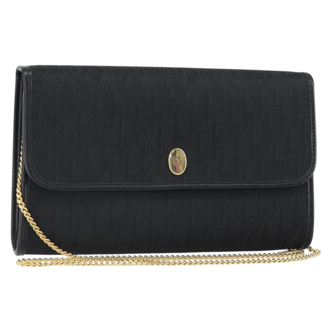 Black Trotter Canvas Christian Dior Chain Shoulder Bag Gold Hardware France: Black Trotter Canvas Christian Dior Chain Shoulder Bag Gold Hardware France This Christian Dior Trotter Canvas Chain Shoulder Bag features a black and gold color scheme with signature Trotter canvas m
