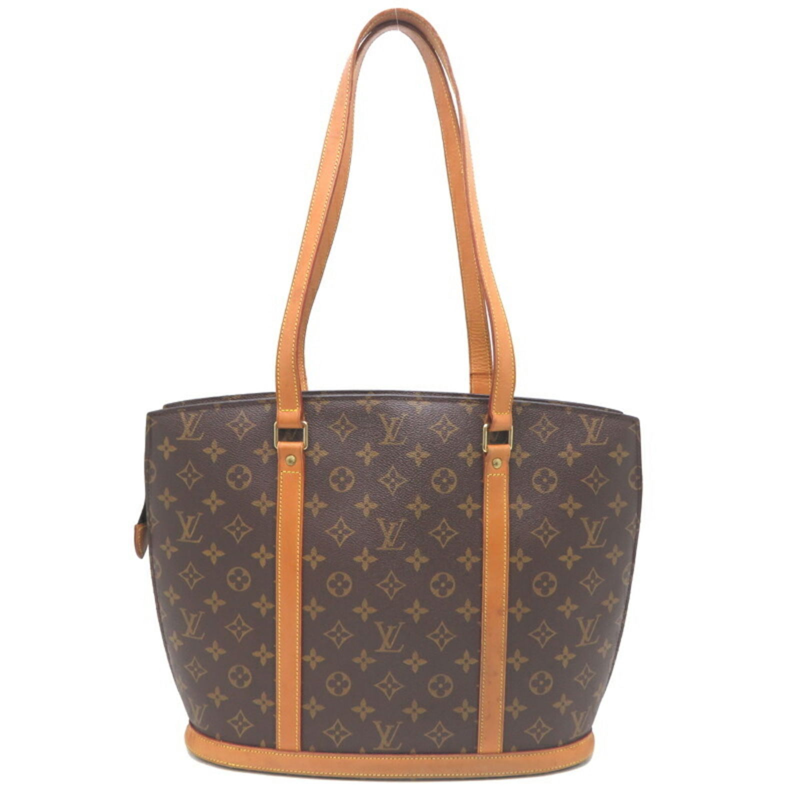 Babylone Canvas Shoulder Bag by Louis Vuitton Brown 30cm: Babylone Canvas Shoulder Bag by Louis Vuitton Brown 30cm This is a Louis Vuitton Babylone shoulder bag crafted from brown canvas. Designed for women, it offers ample space and features a classic, time
