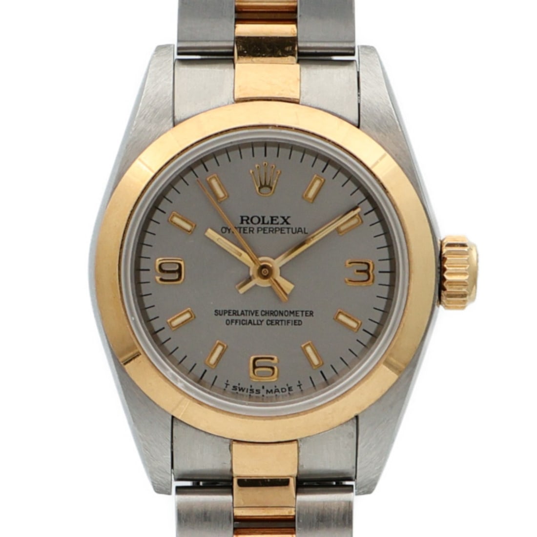Oyster Perpetual 67183 Stainless and 18K Gold Automatic Rolex Wristwatch (1 of 16)
