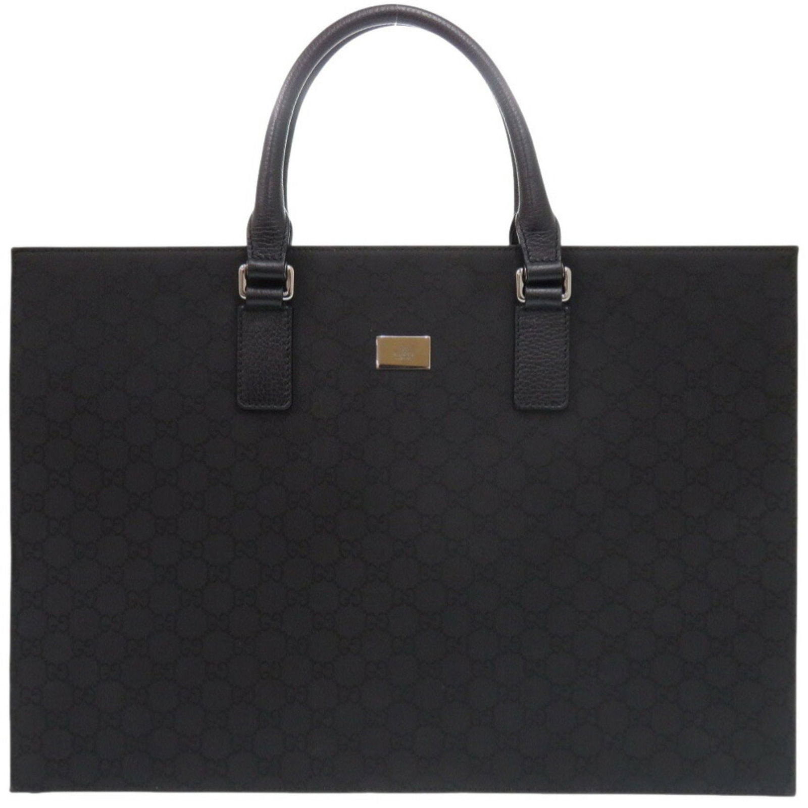 Gucci Black Synthetic Business Briefcase Bag Italy: Gucci Black Synthetic Business Briefcase Bag Italy This Gucci business bag is crafted from black synthetic material and designed for unisex use. Made in Italy, it features spacious dimensions suitable