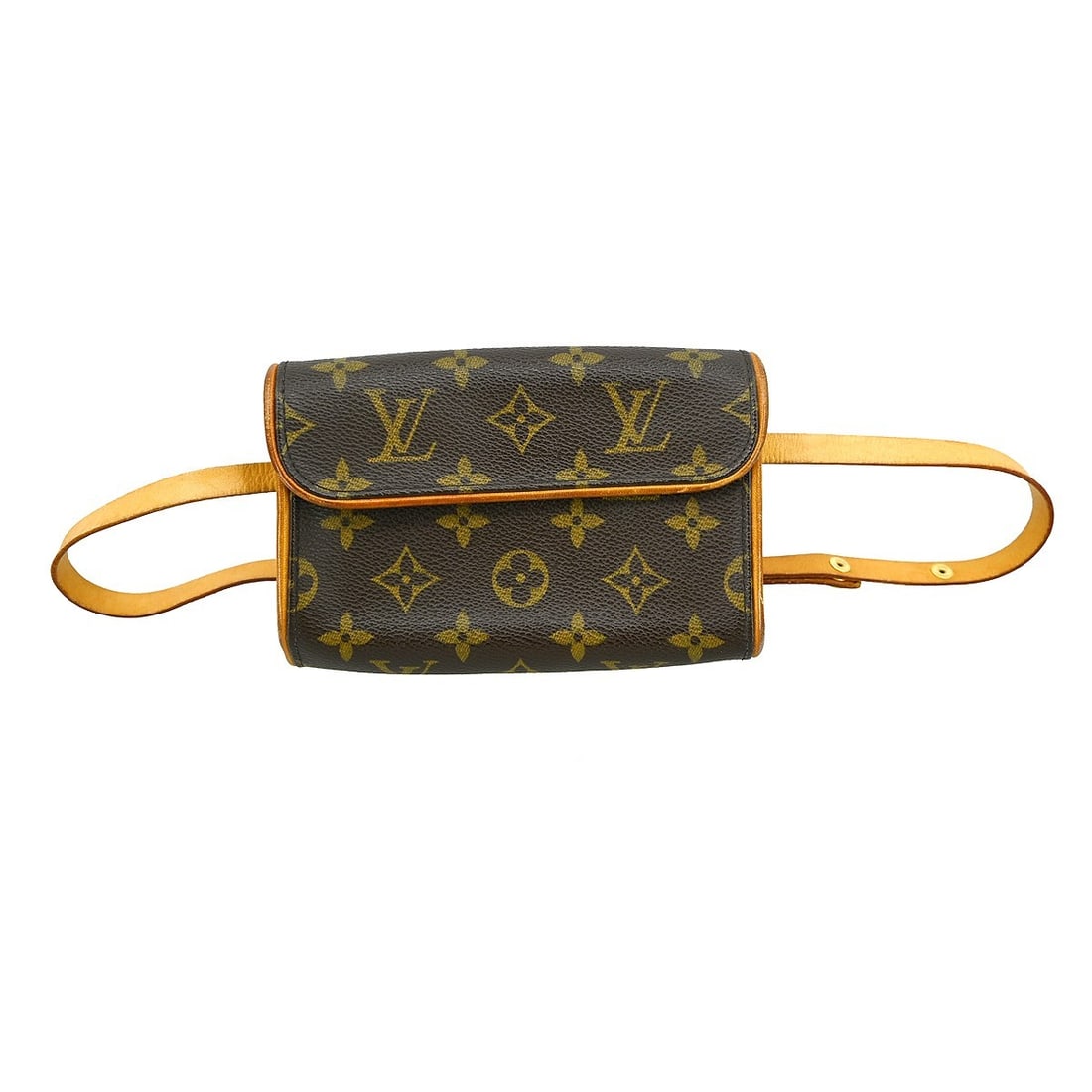 Louis Vuitton Pochette Florentine Monogram Canvas Small Bum Bag M51855: Louis Vuitton Pochette Florentine Monogram Canvas Small Bum Bag M51855 This Louis Vuitton Pochette Florentine bum bag features the iconic Monogram canvas leather exterior with a brown adjustable leath