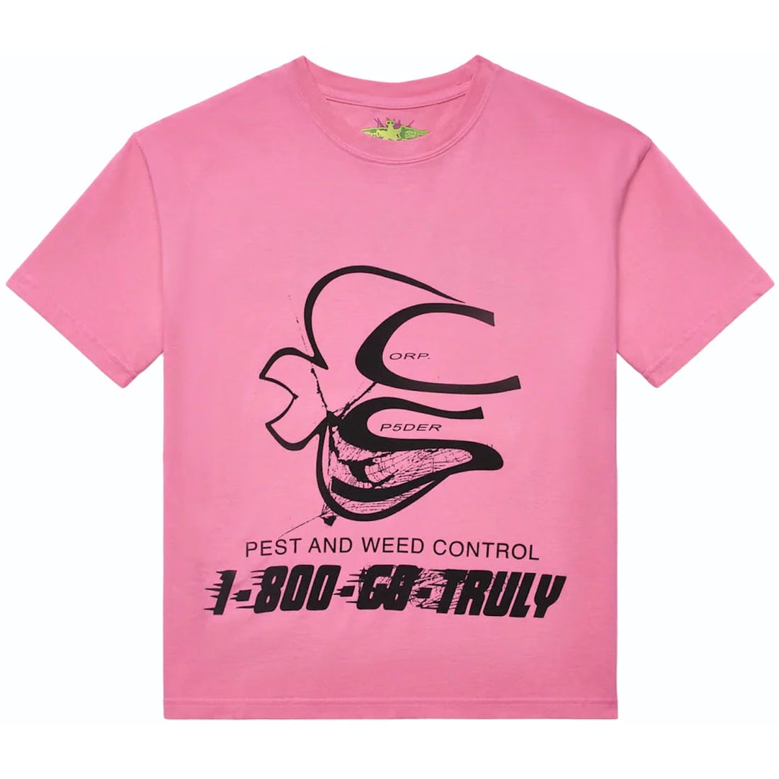 Pink Sp5der Bite Me! Graphic T-Shirt Size Small: Pink Sp5der Bite Me! Graphic T-Shirt Size Small The Sp5der Bite Me! Pink Tee is an authentic, un-used t-shirt featuring a bold design. Presented in a pink colorway, this tee is sized small and remains