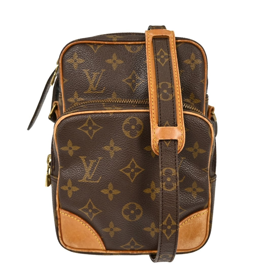 Louis Vuitton Amazon Monogram Canvas Crossbody Bag M45236 Brown Vintage (1 of 11)