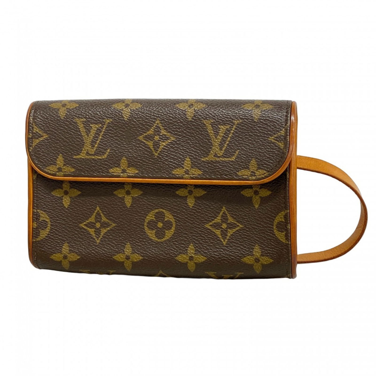 Brown Canvas Pochette Florentine Bag by Louis Vuitton France: Brown Canvas Pochette Florentine Bag by Louis Vuitton France The Louis Vuitton Pochette Florentine is a compact and elegant accessory crafted from brown canvas. Designed for women, this piece showcase