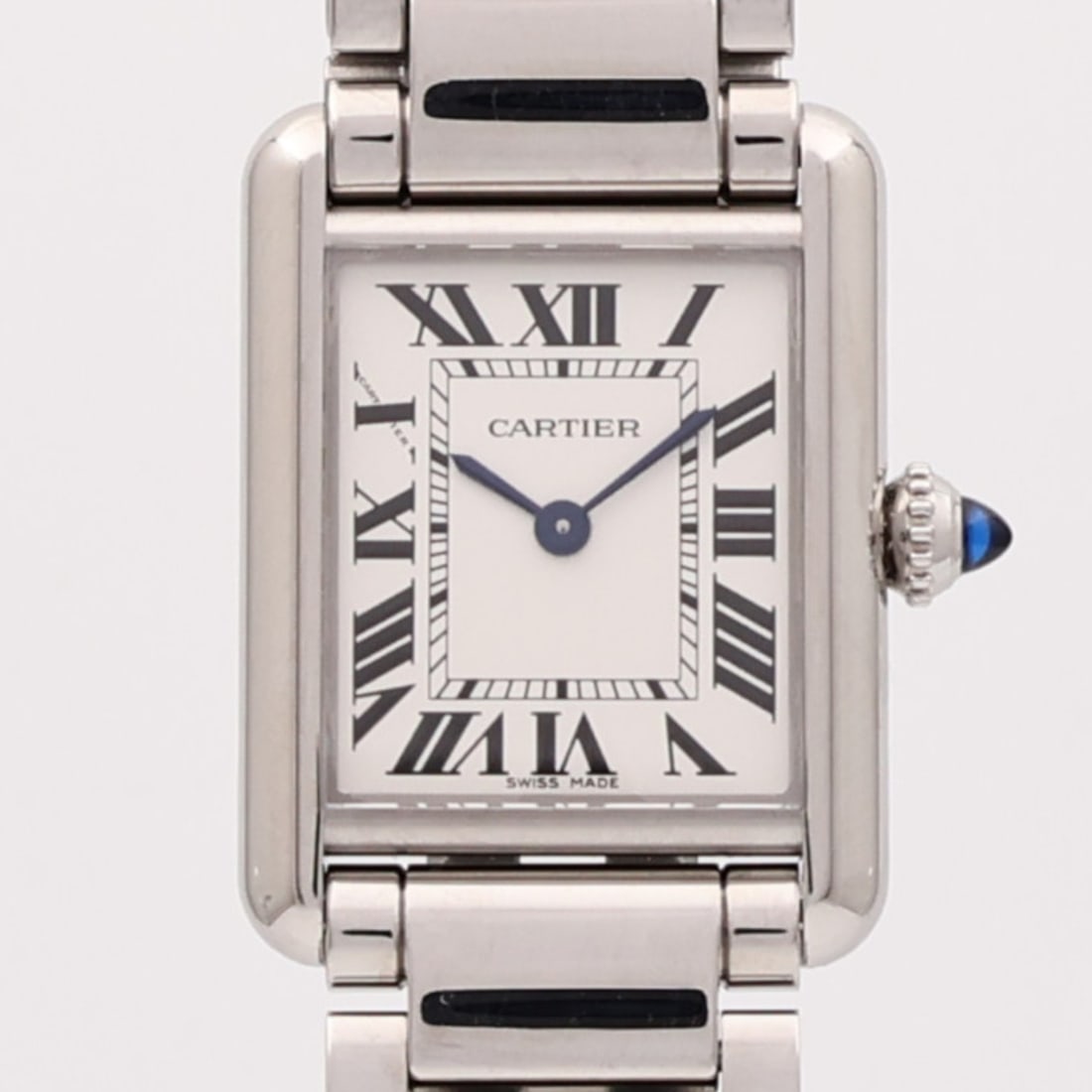 Tank Must WSTA0051 Cartier Stainless Steel Quartz Wristwatch Silver Dial (1 of 18)