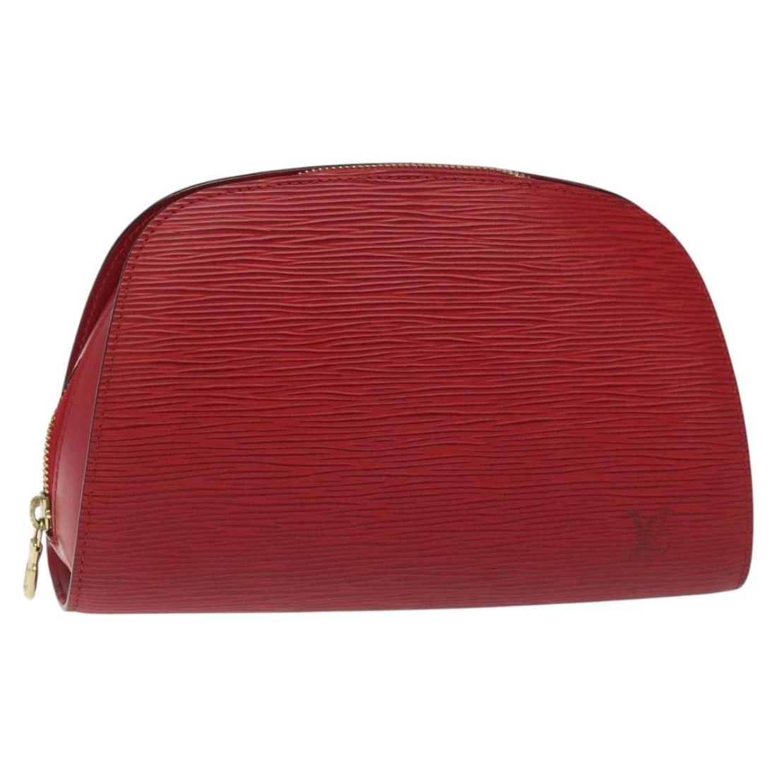 LOUIS VUITTON Epi Dauphine MM Pouch Red M48457 Authentic France (1 of 18)