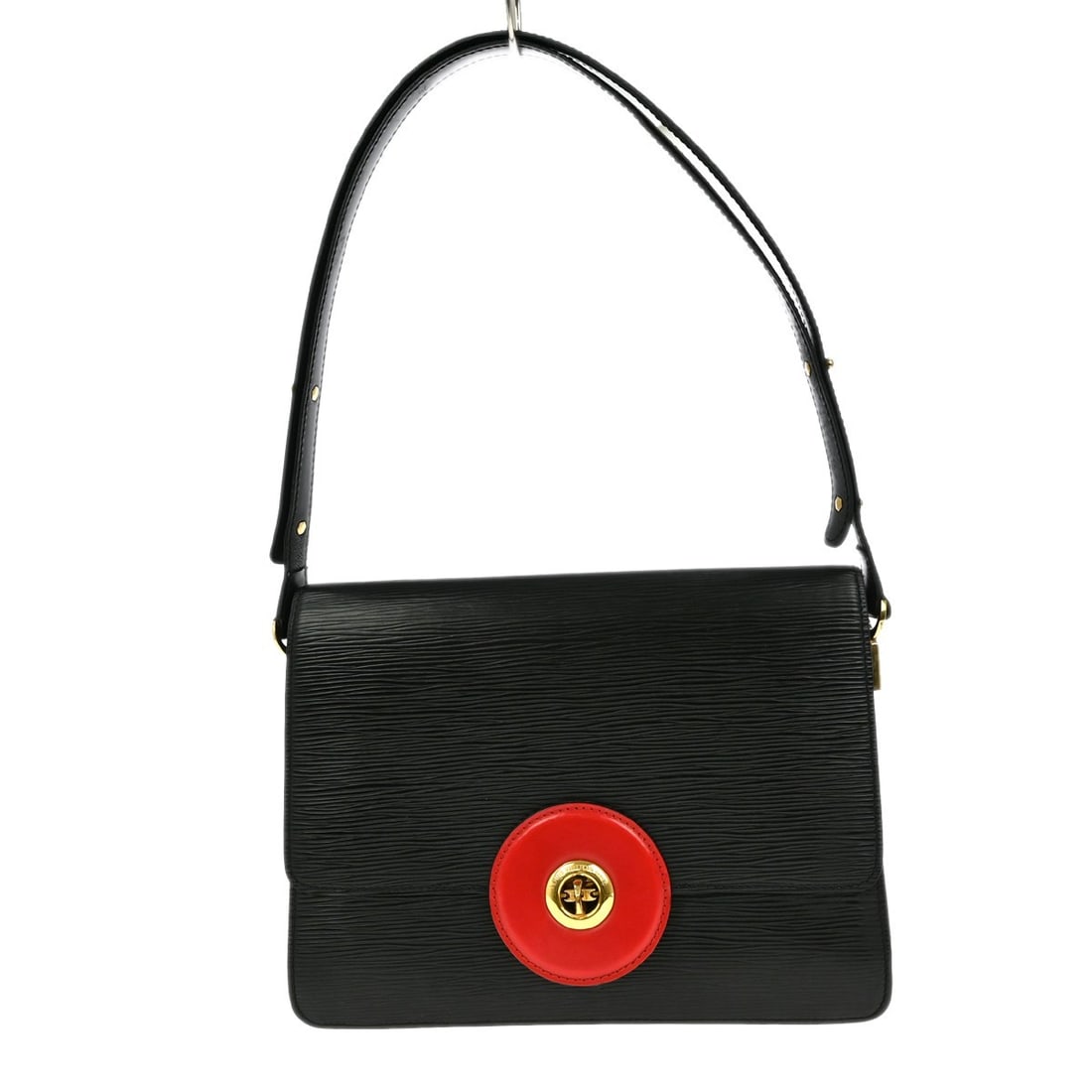Louis Vuitton Bicolor Epi Leather Free Run Black Shoulder Bag M52417: Louis Vuitton Bicolor Epi Leather Free Run Black Shoulder Bag M52417 The Louis Vuitton Epi Free Run Shoulder Bag in sleek black is a stylish companion for casual outings. Crafted from durable Epi leat