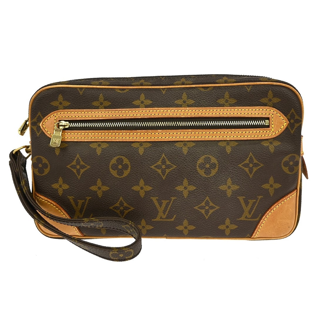 Louis Vuitton Marly Dragonne GM Monogram Leather Clutch Bag M51825: Louis Vuitton Marly Dragonne GM Monogram Leather Clutch Bag M51825 This Louis Vuitton Marly Dragonne GM Clutch Bag is a stylish accessory perfect for casual occasions. Crafted from high-quality leathe
