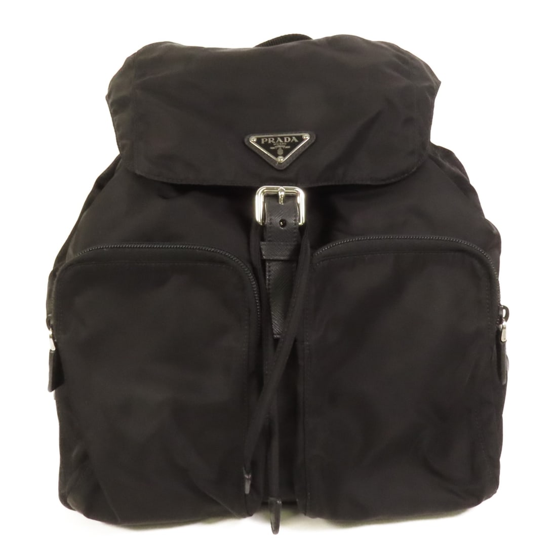 Prada Black Nylon Rucksack Backpack with Silver Tone Hardware (1 of 13)