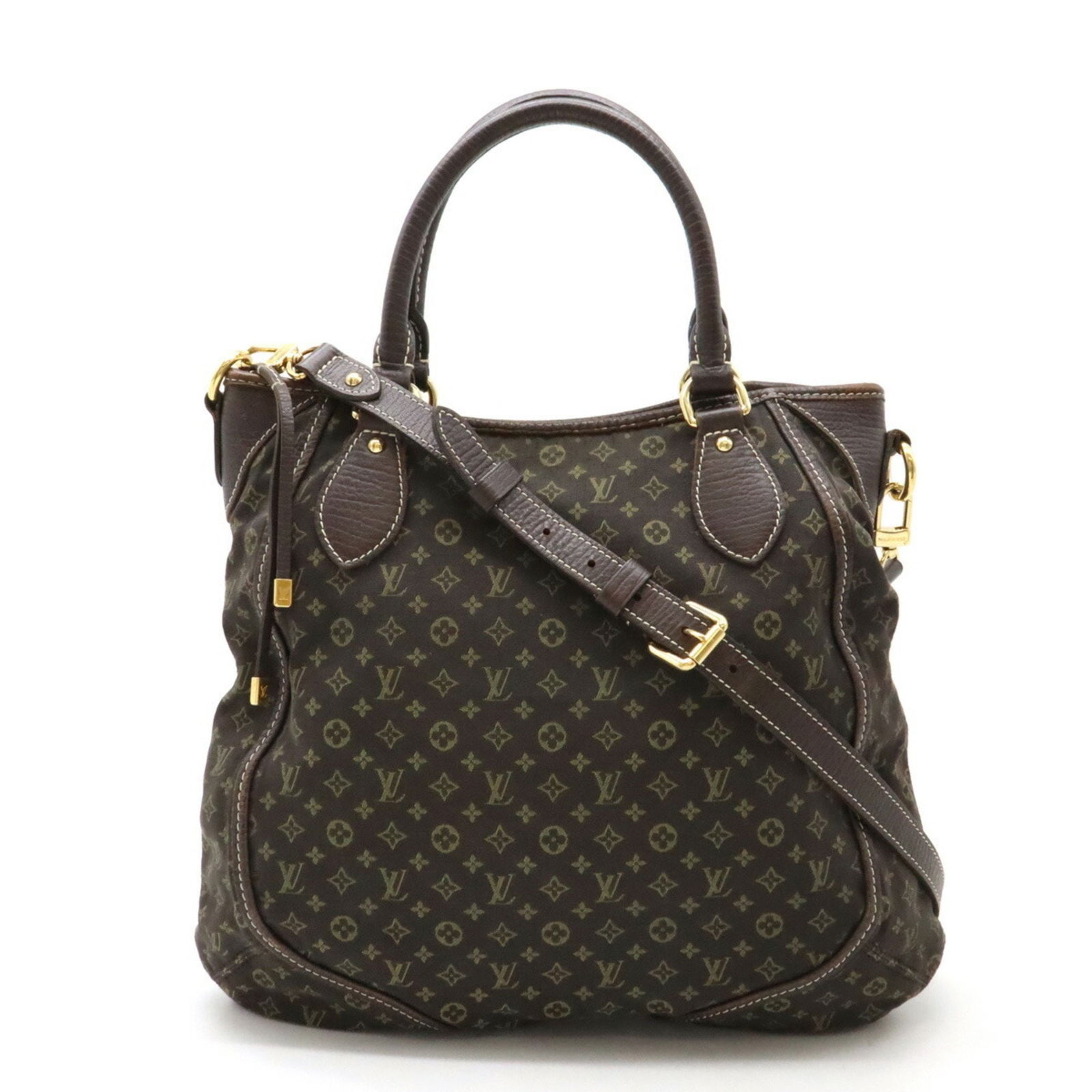 Louis Vuitton Angele brown canvas handbag 31cm x 37cm: Louis Vuitton Angele brown canvas handbag 31cm x 37cm This Louis Vuitton Angele bag features a brown canvas exterior and is designed for women. Crafted in France, it offers a spacious profile with sub