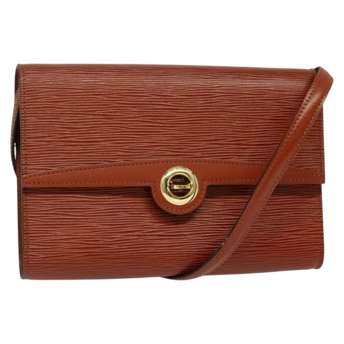 LOUIS VUITTON Epi Arsch Shoulder Bag M52573 Brown France: LOUIS VUITTON Epi Arsch Shoulder Bag M52573 Brown France This authentic LOUIS VUITTON Epi Arsch Shoulder Bag is a stylish accessory crafted from durable Epi leather in a classic brown hue. Designed fo