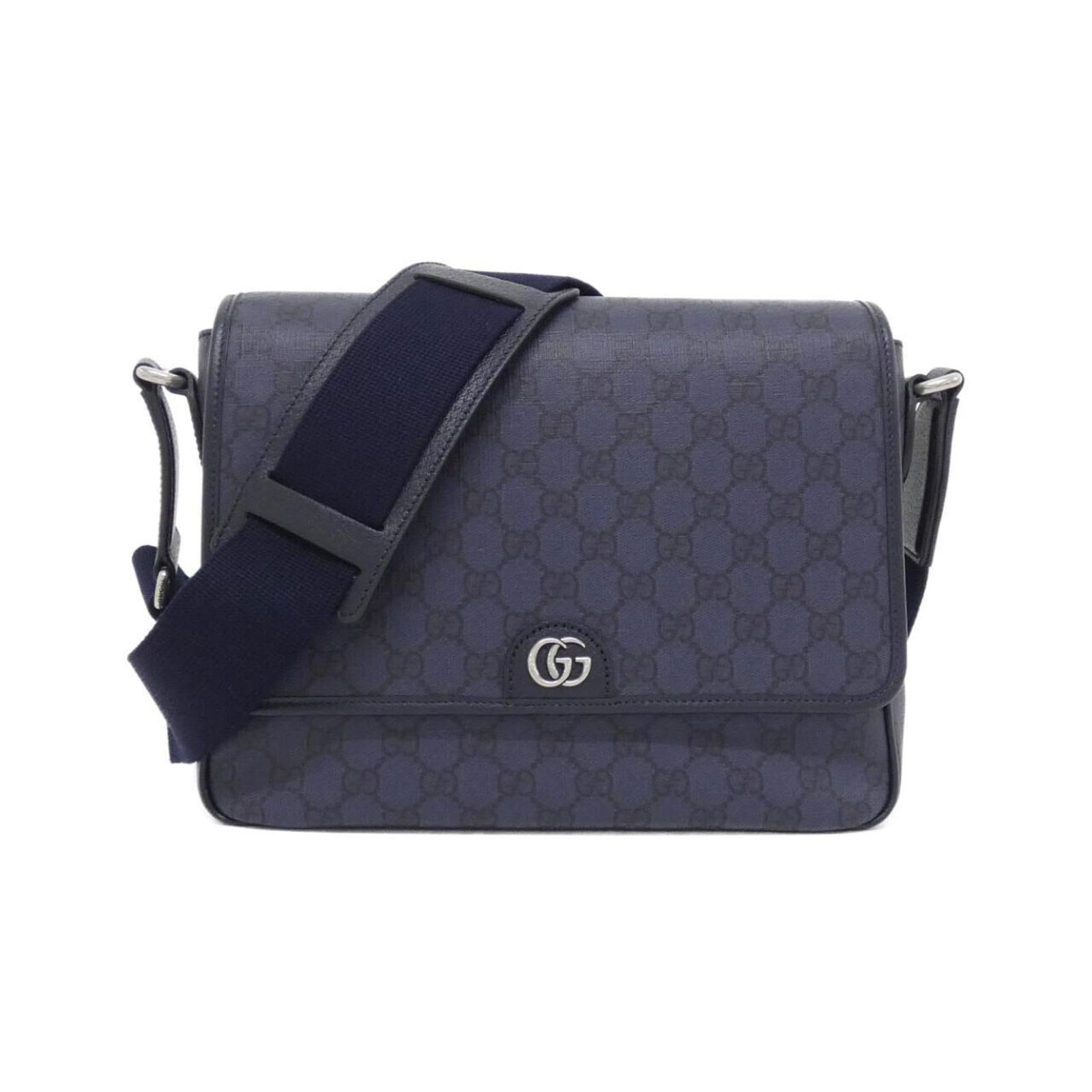 Blue Canvas Gucci GG Marmont Shoulder Bag 28 cm Italy: Blue Canvas Gucci GG Marmont Shoulder Bag 28 cm Italy This Gucci GG Marmont bag features a blue canvas exterior and is designed for women. Made in Italy, it offers a spacious interior and a stylish si