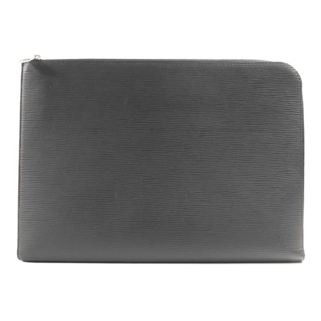 LOUIS VUITTON Epi Black Pochette Jour GM Clutch Bag M64153 (1 of 10)