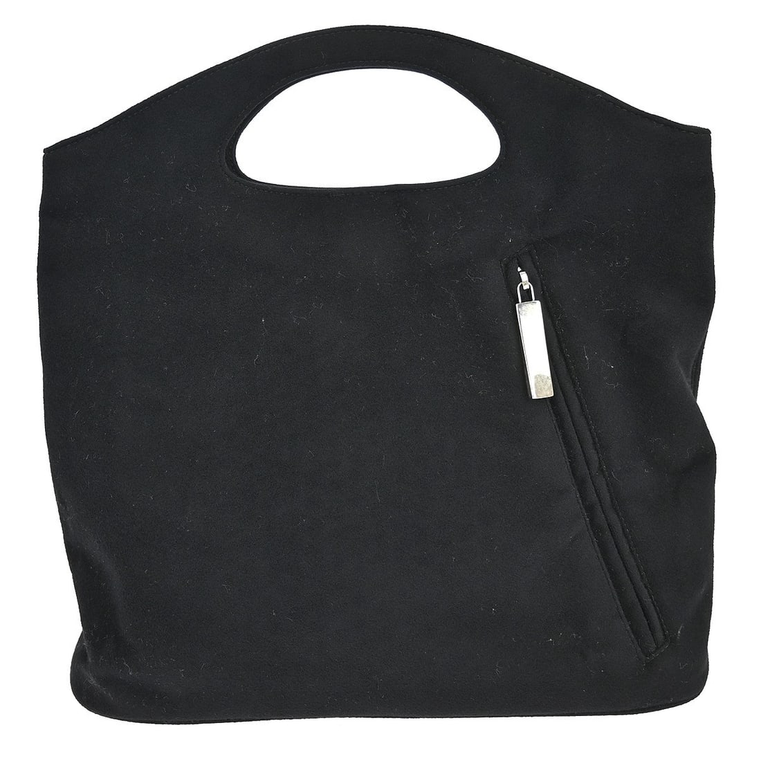 Salvatore Ferragamo Black Canvas Top Handle Medium Handbag AU-219672: Salvatore Ferragamo Black Canvas Top Handle Medium Handbag AU-219672 This stylish Salvatore Ferragamo handbag features a sleek black canvas exterior, making it a perfect accessory for casual occasions