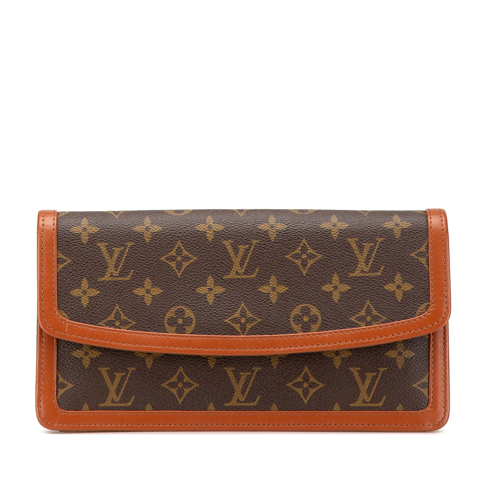 Louis Vuitton Monogram Pochette Dame PM Elegant Canvas Handbag: Louis Vuitton Monogram Pochette Dame PM Elegant Canvas Handbag This Louis Vuitton Monogram Pochette Dame PM is a stylish and sophisticated handbag, crafted from durable monogram canvas with leather tr