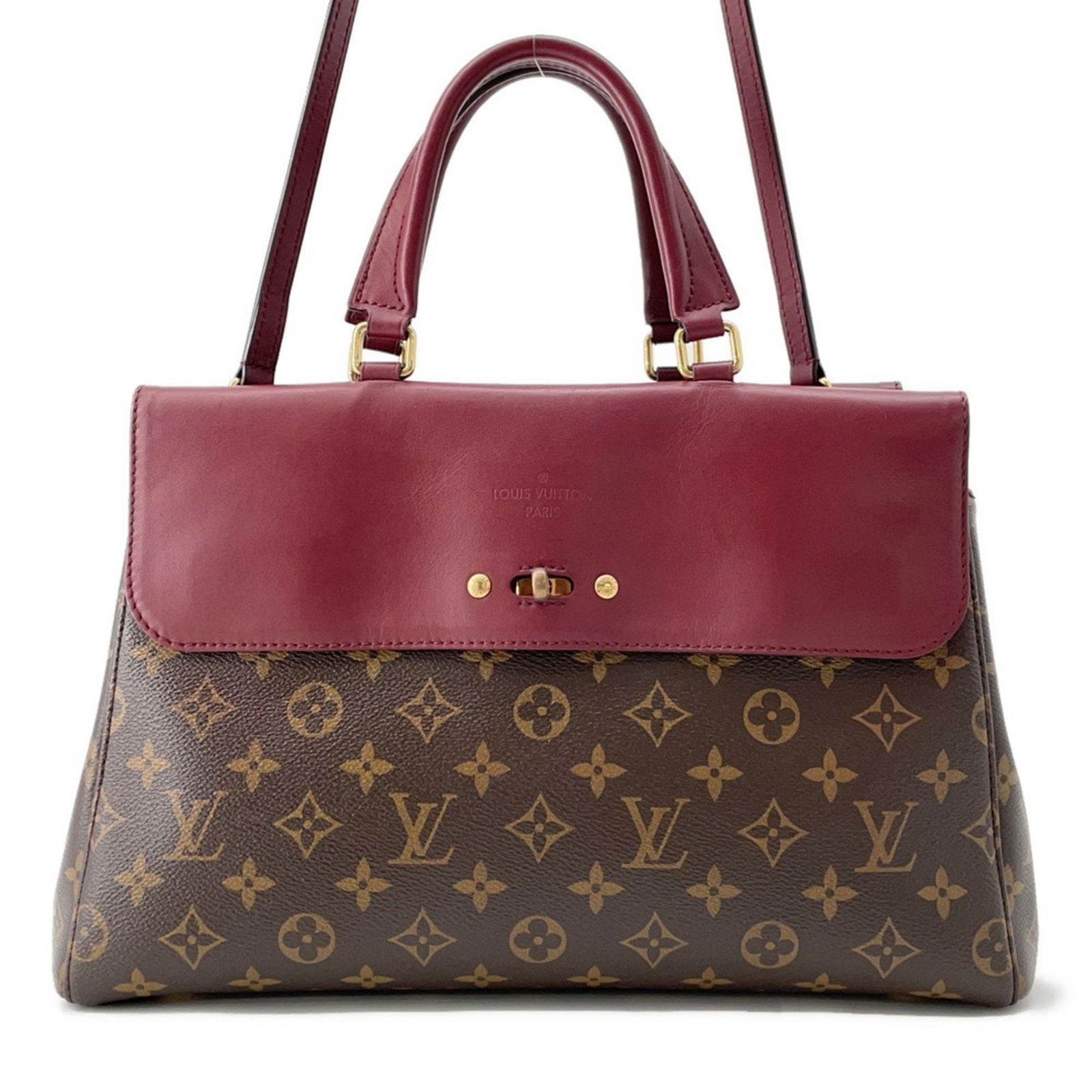 Louis Vuitton Venus Brown Canvas Handbag 22cm x 33.5cm x 11.5cm: Louis Vuitton Venus Brown Canvas Handbag 22cm x 33.5cm x 11.5cm The Louis Vuitton Venus is a women's handbag crafted from brown canvas. This elegant piece features the iconic brand's design and was ma
