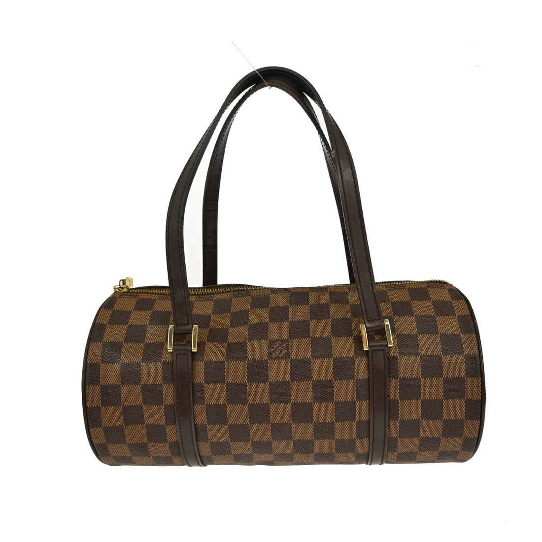 Louis Vuitton Papillon 30 Damier Canvas Brown Medium Handbag N51303: Louis Vuitton Papillon 30 Damier Canvas Brown Medium Handbag N51303 This is a vintage Louis Vuitton Papillon 30 handbag featuring the signature Damier check pattern. The exterior is crafted from Damie