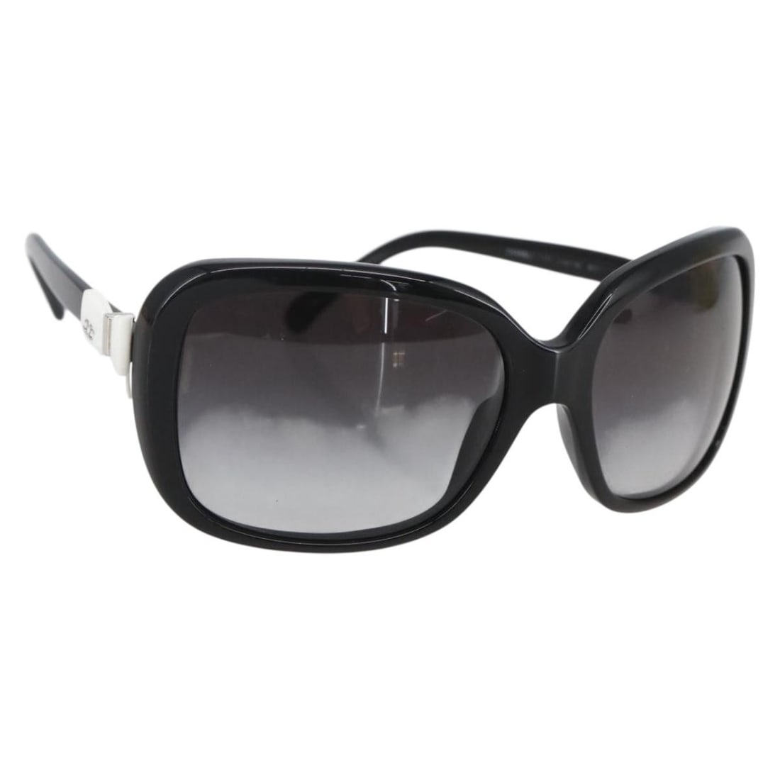 Black Plastic COCO Mark Ribbon Sunglasses CHANEL 5171 Model with Case: Black Plastic COCO Mark Ribbon Sunglasses CHANEL 5171 Model with Case These CHANEL Ribbon COCO Mark sunglasses feature a stylish black plastic frame in model 5171. Made in Italy, they include both the