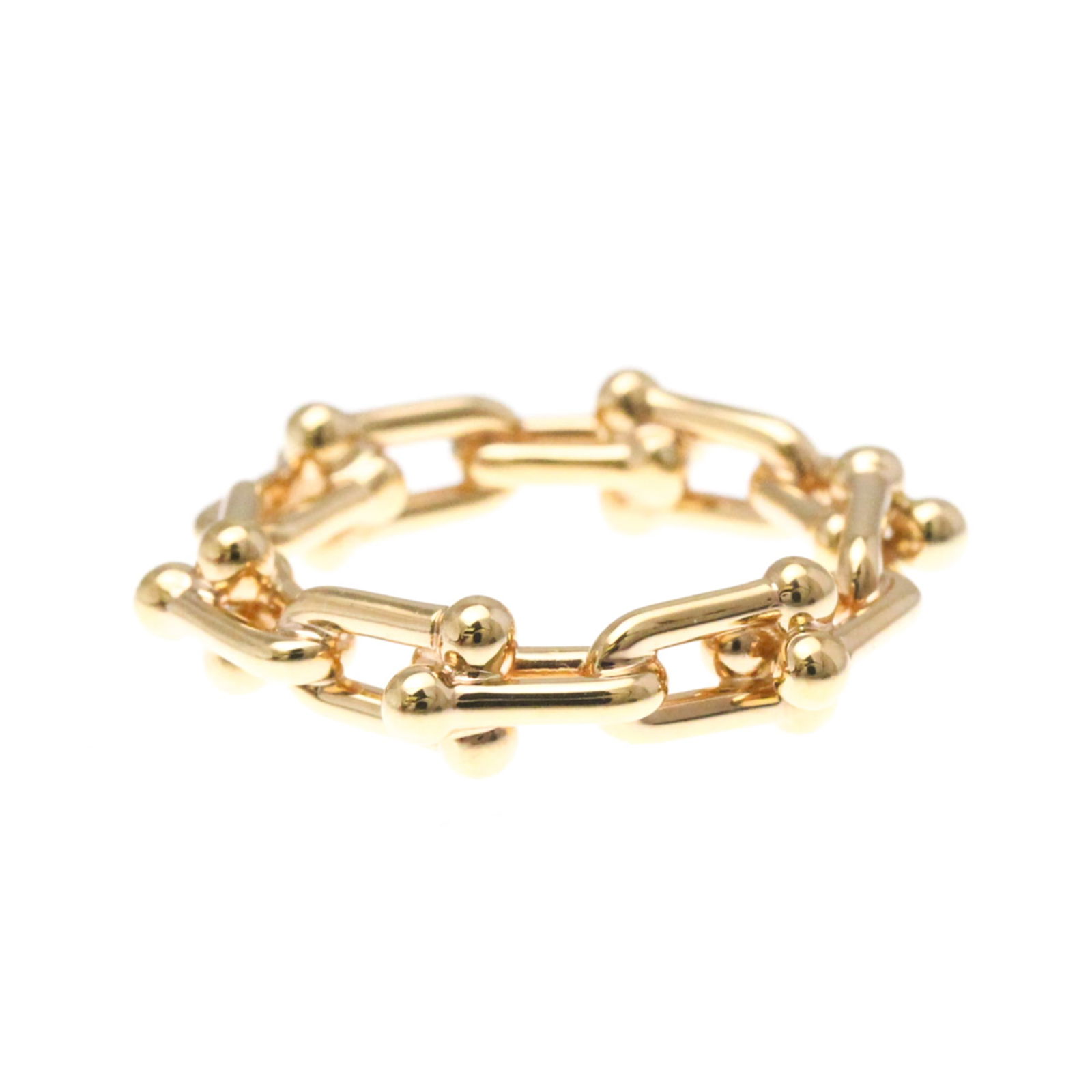 Tiffany Hardwear Rose Gold Bracelet 5 Inch Italian Made: Tiffany Hardwear Rose Gold Bracelet 5 Inch Italian Made This Tiffany & Co. Hardwear model is crafted from rose gold and features a gold color finish. Designed for women, the piece measures 5 inches an