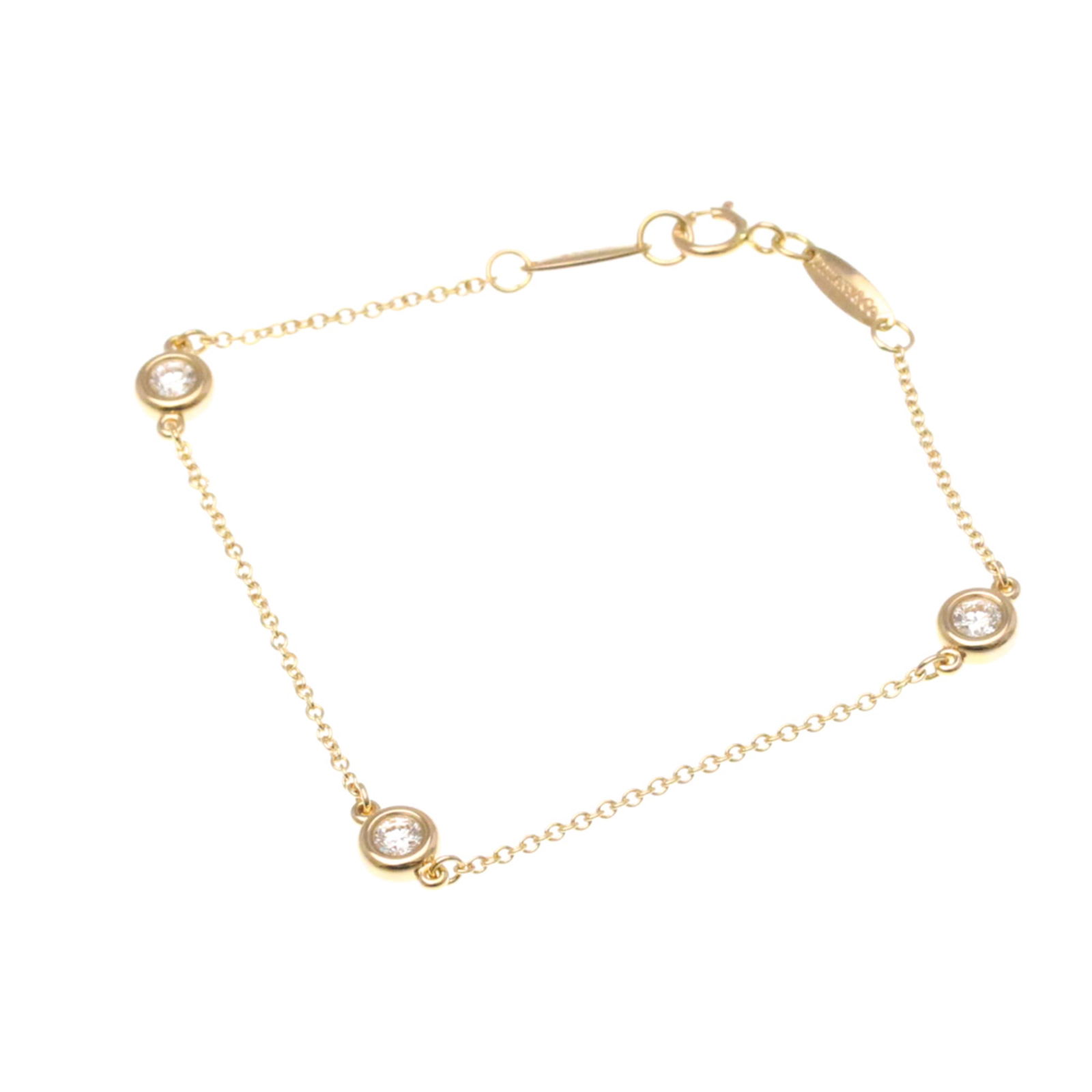 Tiffany Rose Gold By the Yard Bracelet 15.5cm: Tiffany Rose Gold By the Yard Bracelet 15.5cm This Tiffany & Co. By the Yard bracelet is crafted from rose gold and designed for women. It features a refined look with a length of 15.5 cm and a weight