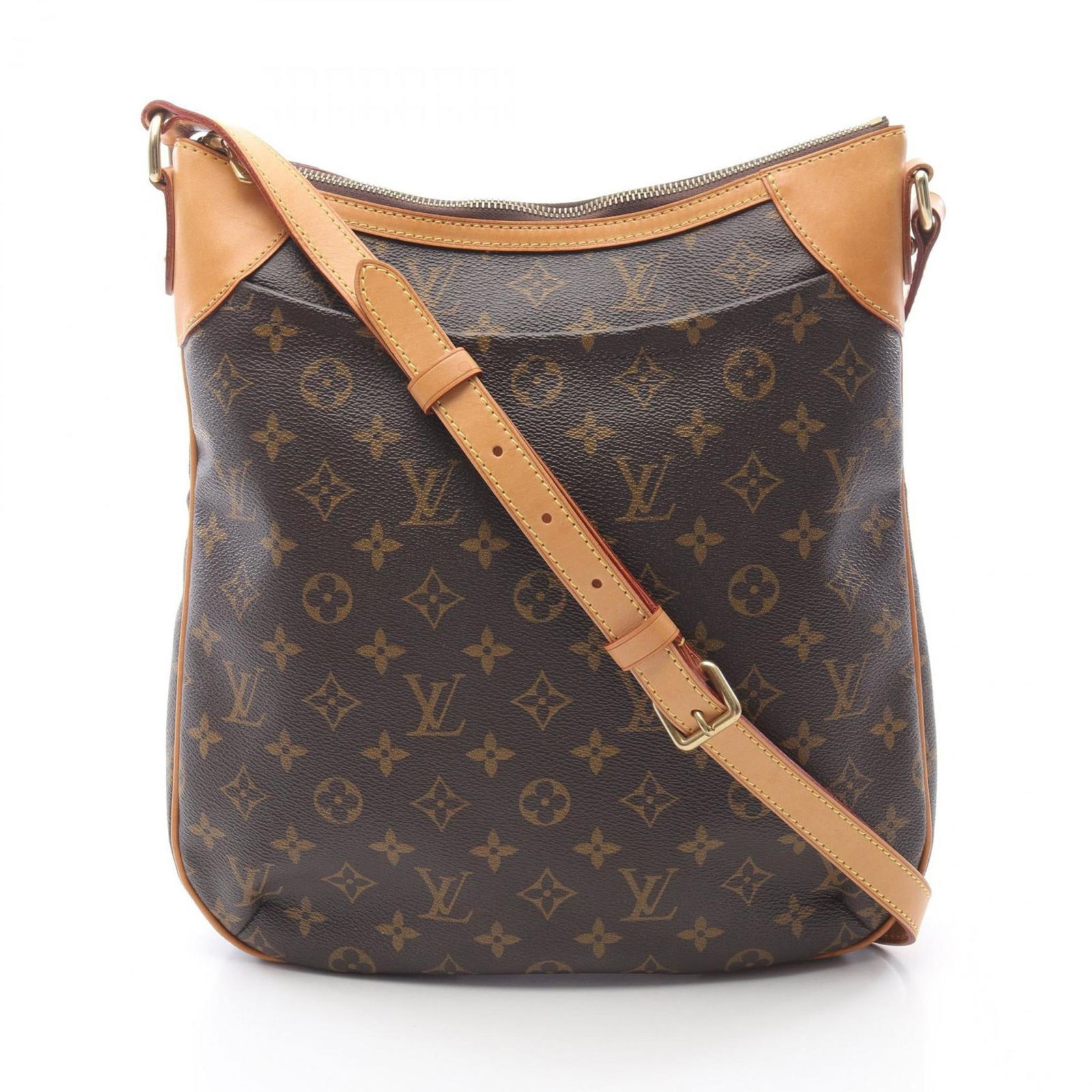 Louis Vuitton Odeon Brown Canvas Shoulder Bag France: Louis Vuitton Odeon Brown Canvas Shoulder Bag France The Louis Vuitton Odeon is a women's shoulder bag crafted from brown canvas. Made in France, this bag features a spacious interior and a classic de