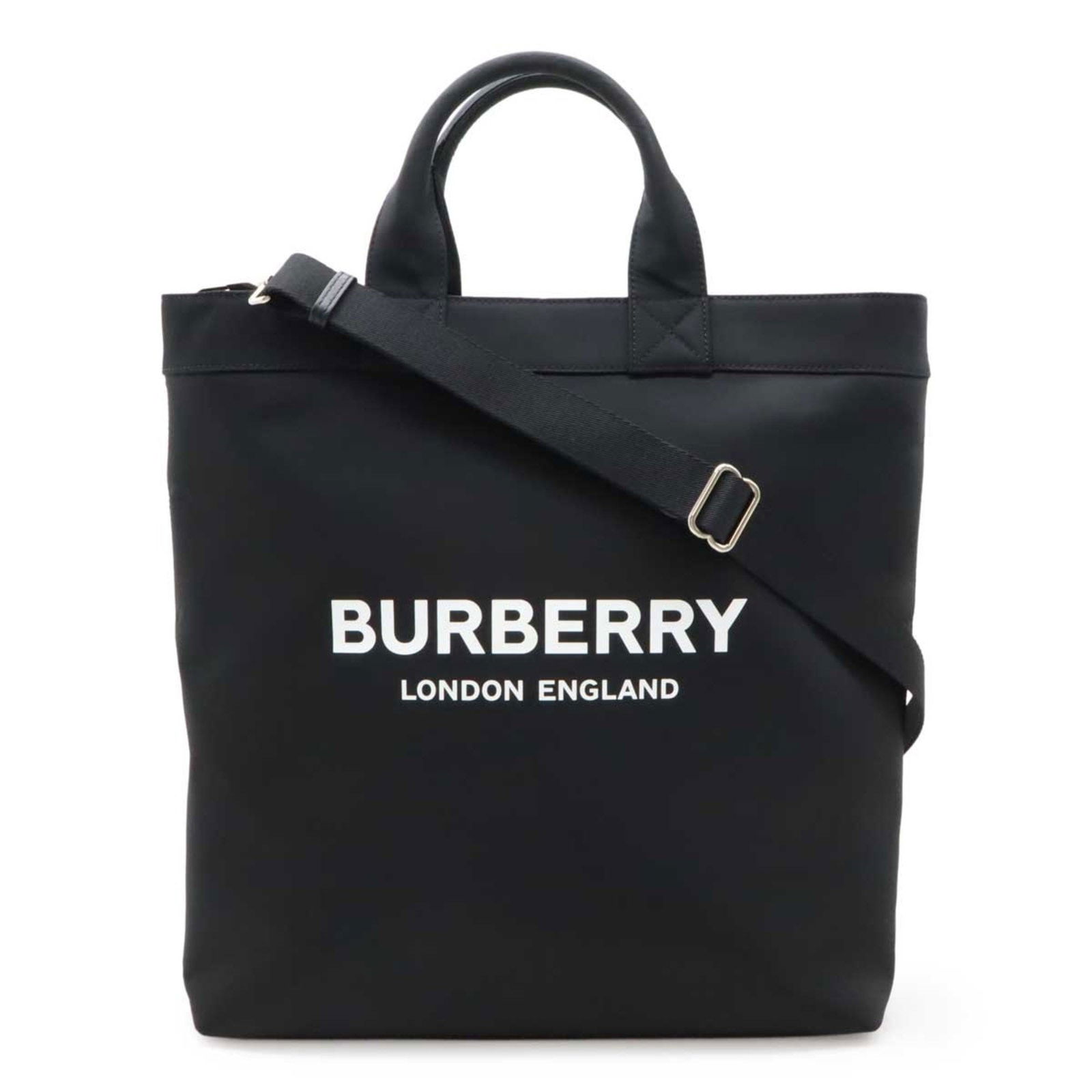 Black Nylon Tote Bag by Burberry for Women (1 of 1)