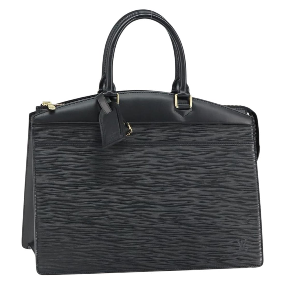 LOUIS VUITTON Epi Riviera Hand Bag Noir Black M48182 Auth France: LOUIS VUITTON Epi Riviera Hand Bag Noir Black M48182 Auth France Discover the elegance of the LOUIS VUITTON Epi Riviera Hand Bag in a timeless Noir/Black hue. Crafted from premium Epi leather, this st