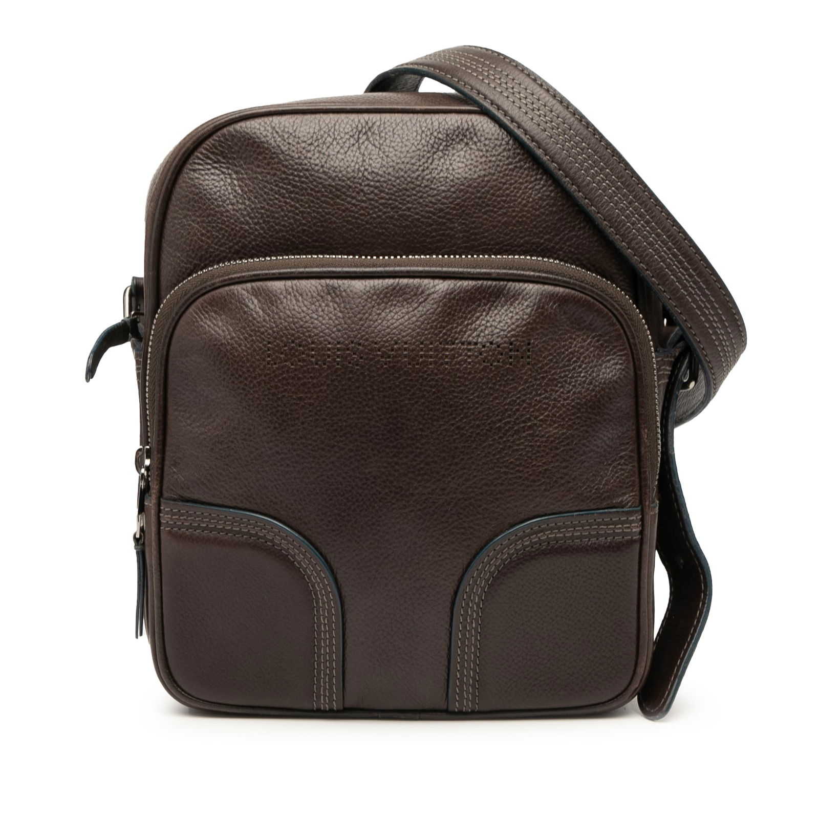 Louis Vuitton Bequia Trotter MM Leather Shoulder Bag Brown: Louis Vuitton Bequia Trotter MM Leather Shoulder Bag Brown Introducing the Louis Vuitton Leather Bequia Trotter MM, a stylish and functional bag perfect for everyday use. Crafted with premium leather,