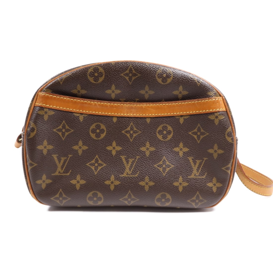 LOUIS VUITTON Blois Crossbody Bag M51221 Monogram Brown: LOUIS VUITTON Blois Crossbody Bag M51221 Monogram Brown This elegant LOUIS VUITTON Blois Shoulder Crossbody Bag is crafted from durable PVC coated canvas in a classic brown monogram pattern. Designed
