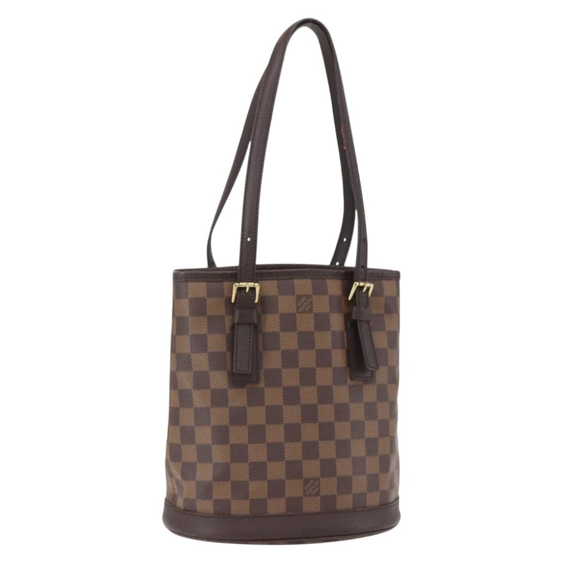 LOUIS VUITTON Damier Ebene Marais Shoulder Bag N42240 Auth France: LOUIS VUITTON Damier Ebene Marais Shoulder Bag N42240 Auth France Elevate your accessory collection with the LOUIS VUITTON Damier Ebene Marais Shoulder Bag, a blend of elegance and practicality. Craft