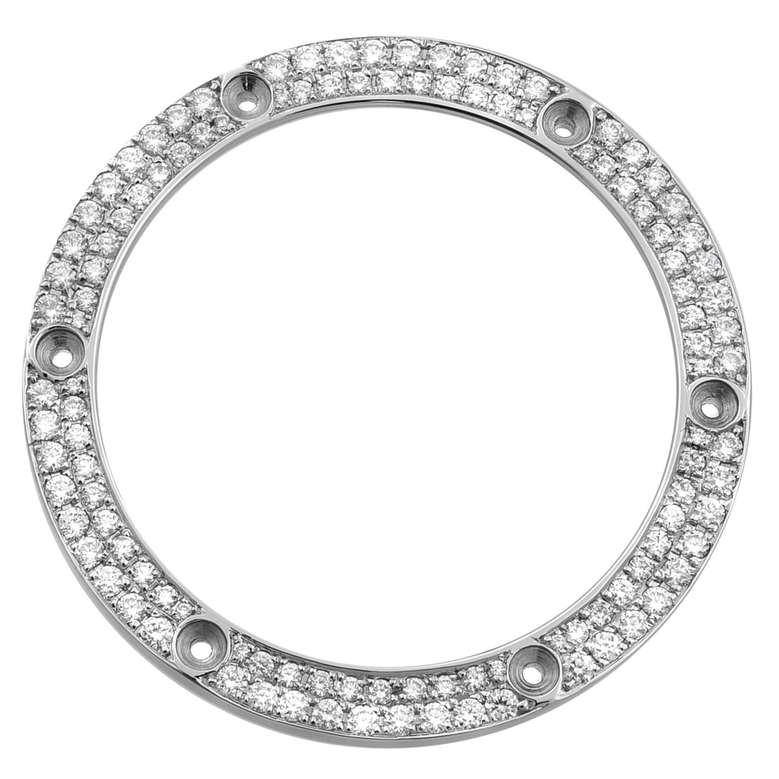 Hublot Big Bang Custom Diamond Bezel 42mm 2.5 Cttw Stainless Steel: Hublot Big Bang Custom Diamond Bezel 42mm 2.5 Cttw Stainless Steel Enhance your Hublot Big Bang watch with this stunning custom diamond bezel. Crafted from durable stainless steel, this bezel features
