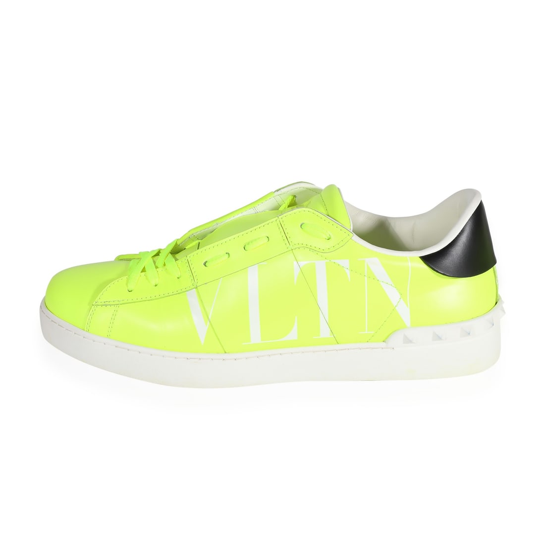 Valentino Open Sneaker Yellow Leather Men's Size 44 (1 of 7)