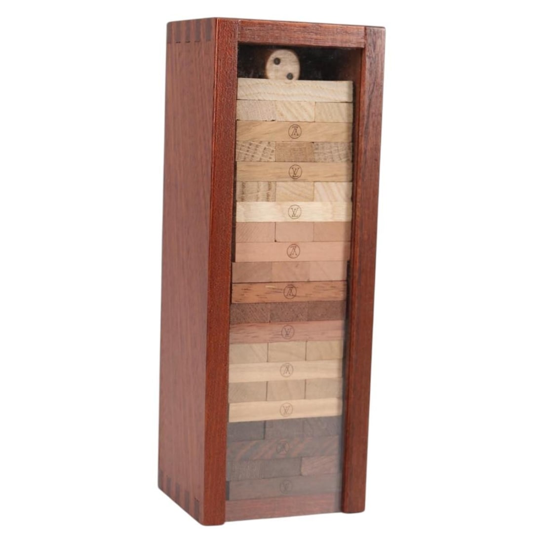 Louis Vuitton Authenticated Brown Wood Paperweight 133670M (1 of 16)