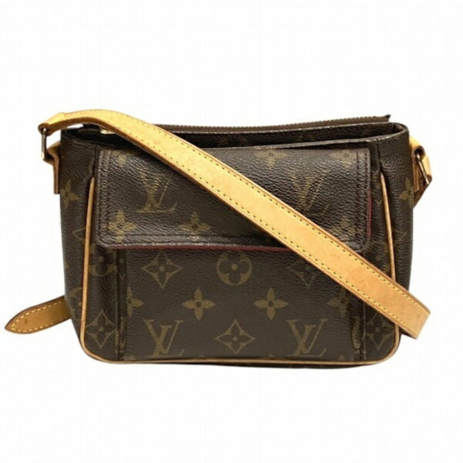 Louis Vuitton Viva Cite Monogram Canvas Shoulder Bag Brown: Louis Vuitton Viva Cite Monogram Canvas Shoulder Bag Brown The Louis Vuitton Viva Cite is a women's handbag crafted from brown canvas. Featuring a compact design, it is made in France and showcases cl
