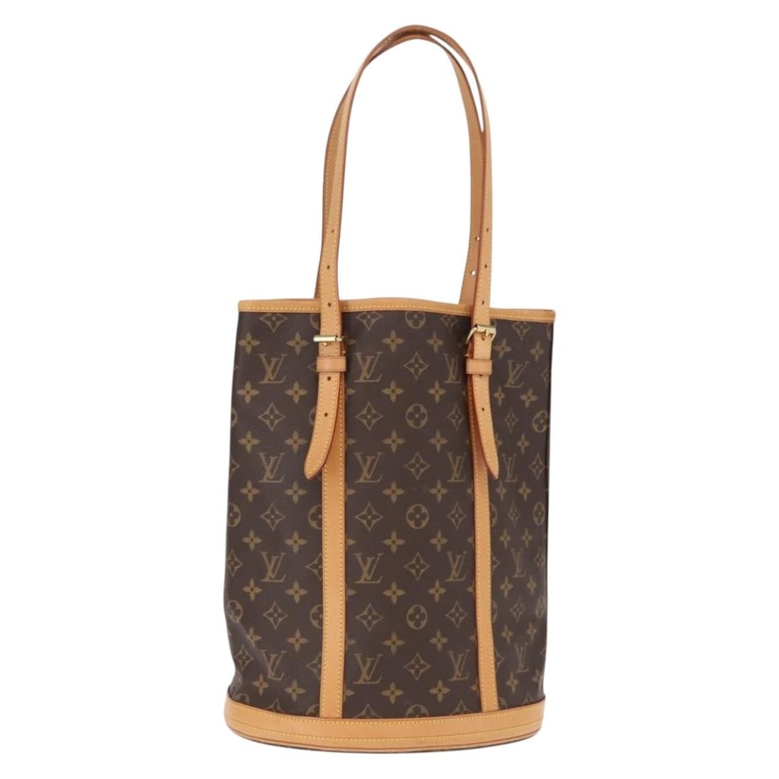 Louis Vuitton Monogram Canvas Bucket GM Shoulder Bag M42236: Louis Vuitton Monogram Canvas Bucket GM Shoulder Bag M42236 This Louis Vuitton Monogram Bucket GM Shoulder Bag, model M42236, features the iconic monogram canvas exterior and adjustable shoulder strap