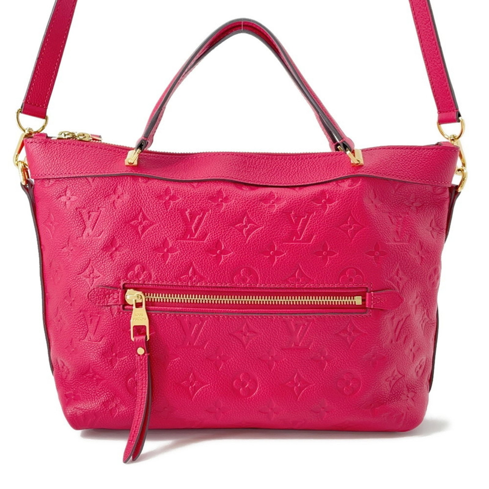 Red Canvas Bastille Shoulder Bag by Louis Vuitton France: Red Canvas Bastille Shoulder Bag by Louis Vuitton France The Louis Vuitton Bastille is a women's handbag crafted from red canvas. Made in France, this bag features a classic design and is in good cond